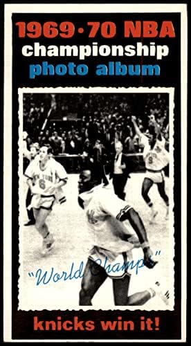 1970.Pod # 175 1969-70 NBA Prvenstvo - Svjetski šampioni Knicks / Lakers Ex / MT Knicks / Lakers