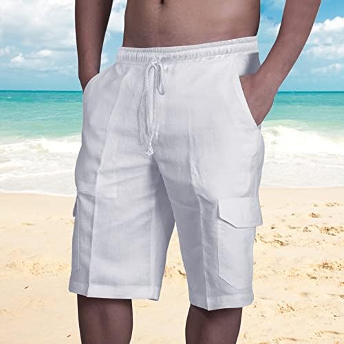 Muške kratke hlače Loop pamučne kratke hlače Multi džep tether fitness vježba hlače na plaži ispod kratkih koljena