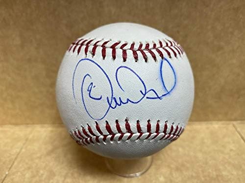 Erick Aybar Braves / Tigrovi / Anđeli potpisani autogramirani M.L. Baseball w / coa