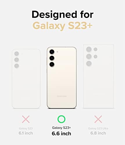 Rinkke Fusion [Prikažite prirodnu ljepotu] Kompatibilna sa Samsung Galaxy S23 Plus kućicom, Clear 5G poklopac za žene, muškarce, prozirni