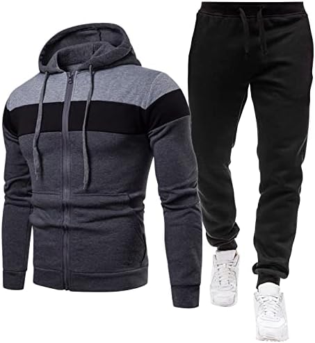 Anime Hoodie za muškarce, poliesterski casual pune zip sportske odjeće za vježbanje sportski set za hladno trošenje