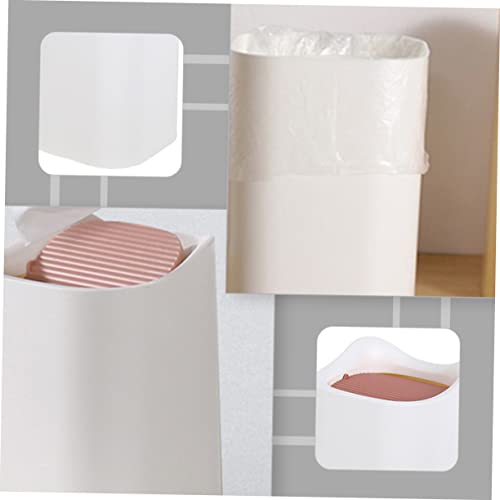 Ultechnovo 1pc Swing poklopac može otporna kutija sa poklopcem pocinčana kantu za smeće smeće bin mini bijela kanta za odlaganje PP-a