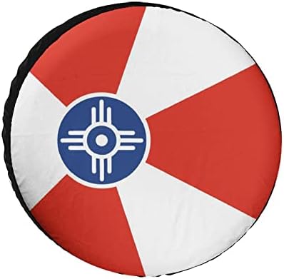 Grad Wichita zastava Rezervni poklopac guma Oxford Vodootporni UV zaštitni štitnici za sunčanje Točak
