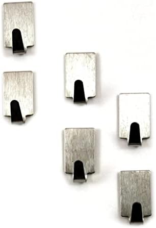 HEMOTON 36PCS metalna stalak za zavjese za zavjese za urezivanje ormarića za ručnik za kuhanje za kupatilo ljepilo kuke magnetne kuke za jaki od nehrđajućeg čelika od nehrđajućeg čelika