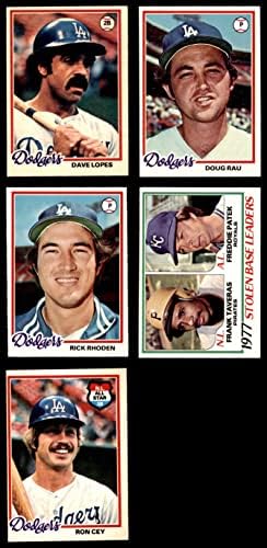 1978 O-pee-chee Los Angeles Dodgers u blizini Team Set Los Angeles Dodgers Ex + Dodgers