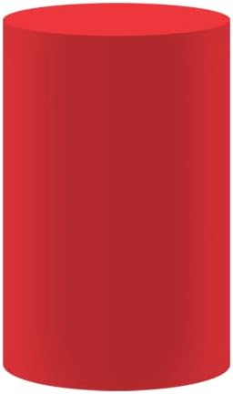 FiVan Rođendanska zabava poklopac cilindra Crvena jednobojna elastična rastezljiva spandex poklopac postolja HP-133
