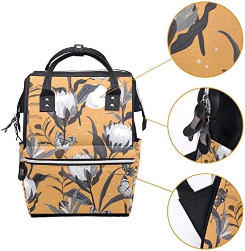Protea cvijeće cvjetne torbe za pelene ruksak back baby pepple promjena torbe s više funkcija Velika kapacitet putnička torba