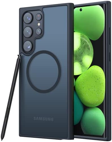 Torras magnetski čuvar dizajniran za Samsung Galaxy S23 ULTRA futrola [testiran vojni razred] [kompatibilan sa magsafe] Polusprestano