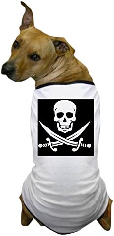 Cafepress lubanje i mačevi Jolly Roger majica za pse majica za pse, odjeća za kućne ljubimce, smiješni kostim za pse