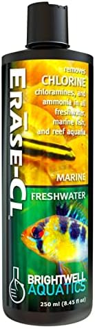 Brightwell Aquatics Erase-Cl - regenerator za vodu uklanja hlor, hloramine i amonijak u svim morskim i slatkovodnim akvarijumima