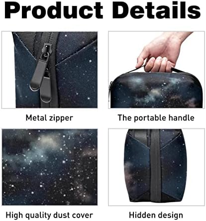 Vodootporne kozmetičke torbe, Black Galaxy Travel kozmetičke torbe, multifunkcionalne prenosive torbe za šminkanje, kozmetička torba