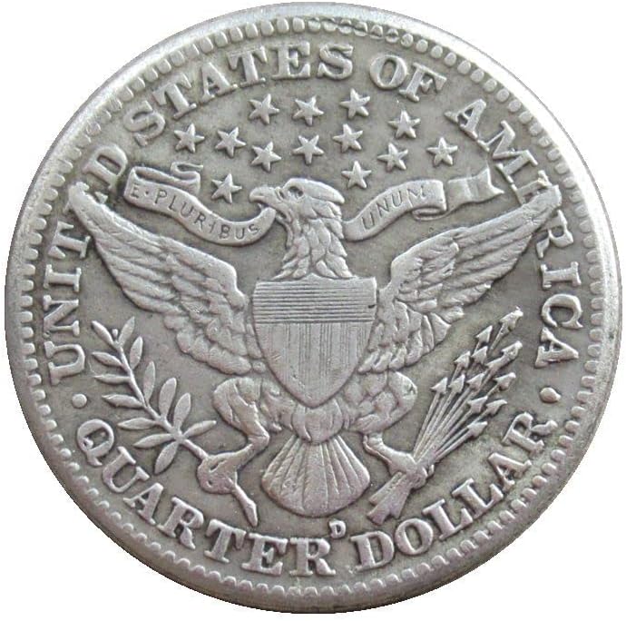 US 25 CENT BARBER 1911. srebrne replika za replektore