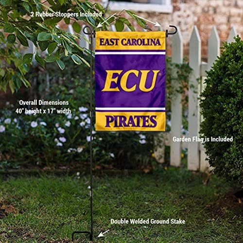 East Carolina Pirati za zastavu Vrt i držač nosača za zastavu