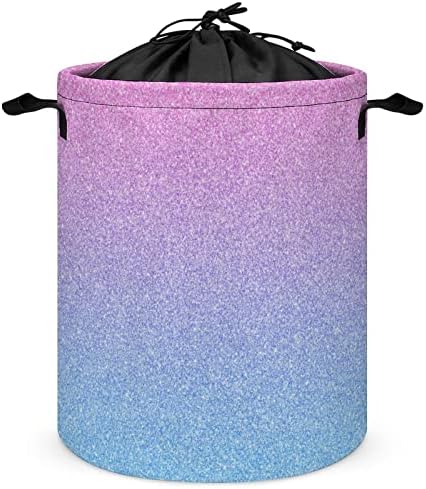 Korpa za veš ružičasto plava svjetlucava korpa za odlaganje prljave odjeće pjenušava sklopiva vodootporna igračka Organizator za dječake