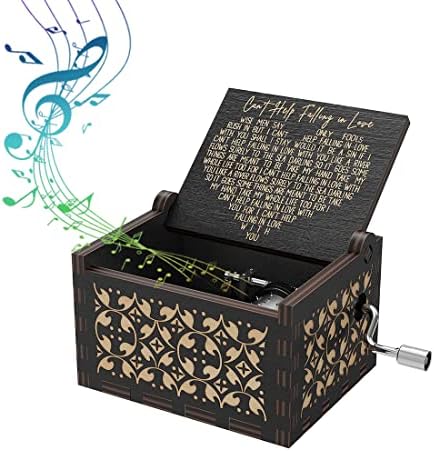 Bolunlun ne može pomoći zaljubljivanja drvene muzičke kutije, isklesana muzička kutija za ljubav drvenu muzičku kutiju, poklon za