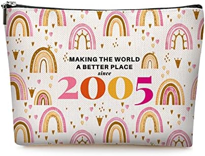 18. rođendanski pokloni za djevojke Boho Rainbow šminke od 18 godina djevojčica rođendanski pokloni za svoj putnik organizator torbica za ženske sestre prijatelji čine svijet boljim mjestom od 2005