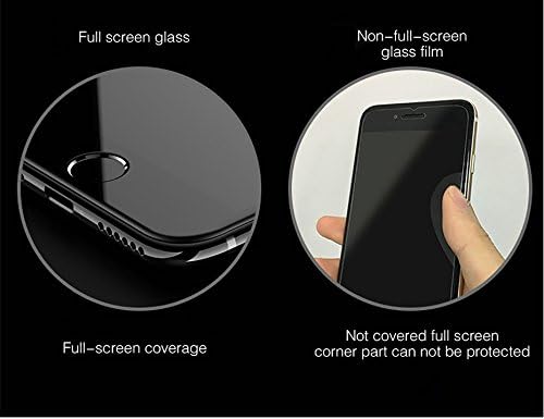 iPhone 7/8 full Cover glass zaštitnik ekrana, Etech kolekcija [2 Pakovanje] Zaštita ekrana od kaljenog stakla za Apple iPhone 8/7