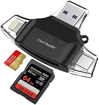 BoxWave Smart Gadget kompatibilan sa Emdoor EM-HPC15J-Allreader čitač SD kartica, čitač microSD kartica SD kompaktni USB za Emdoor