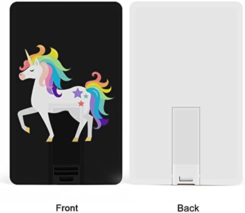 Slatka Rainbow jednorog kreditna kartica USB Flash Personalizirana memorijska memorija Stication Storage 32g