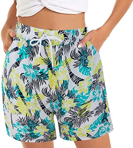 Hlače za žene Ljeto Ležerne prilike plus veličina elastična struka Labavi fit Shorts Solid Boje Udobno ljeto Kratko s džepovima