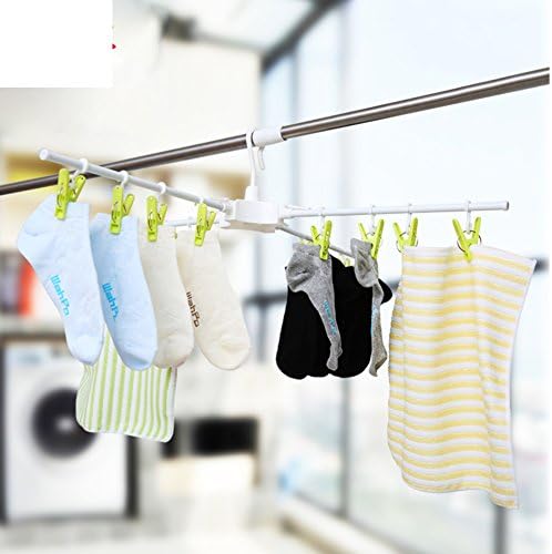 YUMUO Plastična odjeća za čarape stalak za odjeću za odjeću čarapa s više ispisa čarapa otporna na vjetar čarapa-a