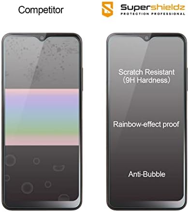 Supershieldz dizajniran za Samsung Galaxy A03s kaljeno staklo za zaštitu ekrana, protiv ogrebotina, bez mjehurića
