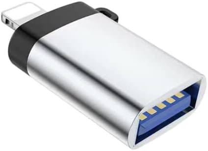 Lightning to USB3 Adapter OTG kabl, MFI sertifikovani USB OTG konverter za sinhronizaciju podataka za iPhone 13/12/11 / X/8/7/6, Adapter za iPad fleš disk, čitač kartica kamere, Miš, Tastatura, Hub