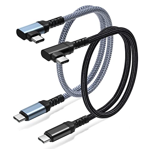 Besplatno USB C do USB C kabel 1,5ft, desni ugao 20Gbps Prenos podataka 100W Brzi punjenje 4K video izlaz USB 3.2 Tip C kabel kompatibilan