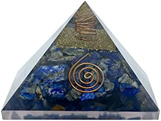 Lapis Lazuli piramida Kristal dragi reiki prirodna prirodna sirova chakra iscjeljujuća piramida Reiki nabijena energetska generator