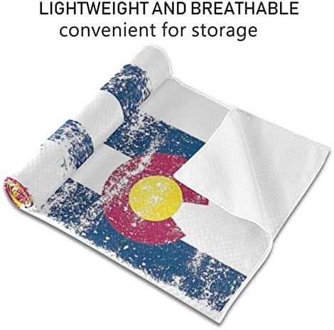 Pokrivač sa Augenstern Yoga-Colorado-State-Flag Yoga ručnik Yoga Mat Ručnik