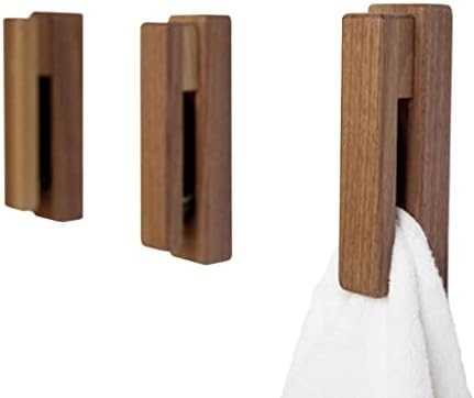 Jahh Creative Drveni ručnike Kuke na zid-montiranim zaklopke za pohranu Cap Rack Sundries Home Decor Kupatilo