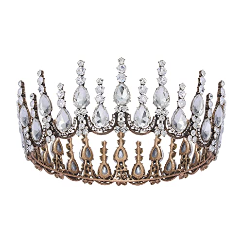 SWEETV kraljica kruna za žene,vjenčana tijara za mladenku, princeza tijara,Quinceanera Pageant Crown, kristalni Diadem Headpiece za