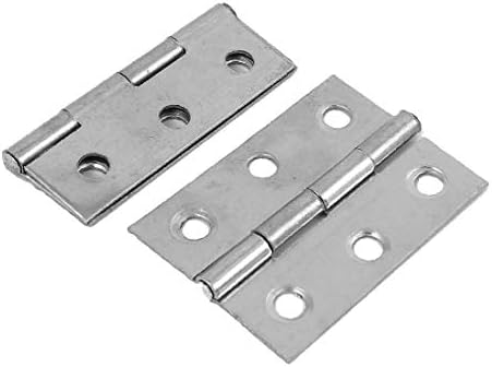 X-Dree Početna Prozorska ormar za trg Corners Metalna šarka za vodu Hardver 10pcs (Ventana del Gabinete de la Casa Esquinas Cuadradas Metálicas para bisagras de puerta 10 piezas