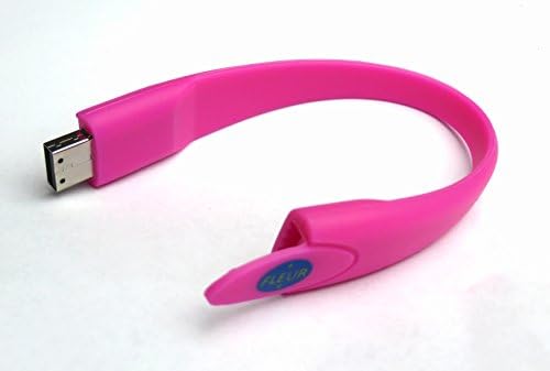 4 GB narukvica za zglob USB Flash Drive Fleur ružičasta