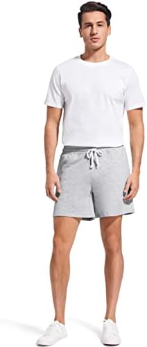 Solatin Muške 5,5 Athletic Shorts Storys Pamuk Jogger Workout Lounge dres patentne džepove znojne hlače