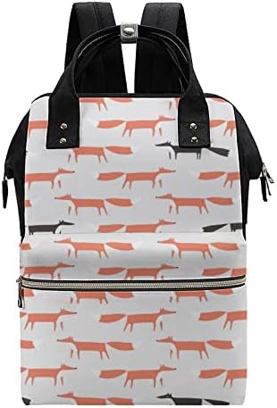 Fox pelena ruksak stilski materinsku vrećicu višenamjenska vodootporna putovanja starački rame