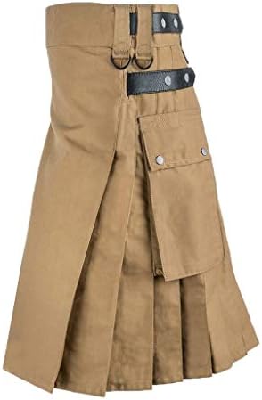Muške Casual pantalone muške Vintage Kilt Škotska Gotička Moda Kendo džepne suknje Škotska odeća