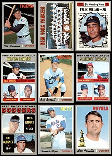 1970 TOPPS Baseball 200 Card Starter set / lot nm