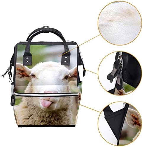 Guerotkr putnički ruksak, ruksak od pelena, ruksak pelena, a životinjski alpaca obrazac farme