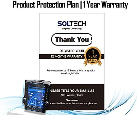 Soltech Dodge zaštitni ekran Kompatibilan sa Dodge Ram 12 2019, 2020, 2021, 2022 Center Control Touch ekrana za automatsko navigacijsko staklo Pribor