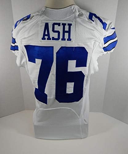2015 Dallas Cowboys Richard Ash 76 Igra izdana bijeli dres - nepotpisana NFL igra rabljeni dresovi
