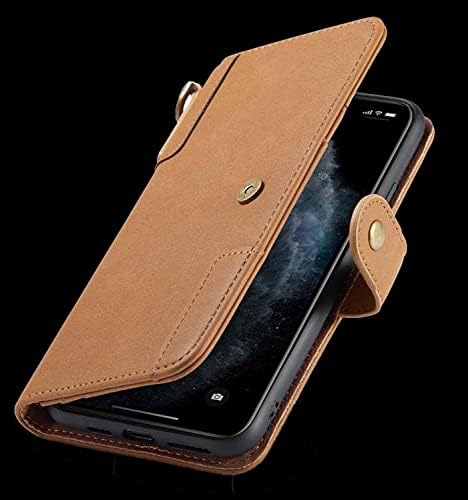 KAPPDE Stend funkcija telefon slučaj, za Apple iPhone 13 Mini 5.4 inčni koža Shockproof poslovni novčanik Folio Flip telefon Cover
