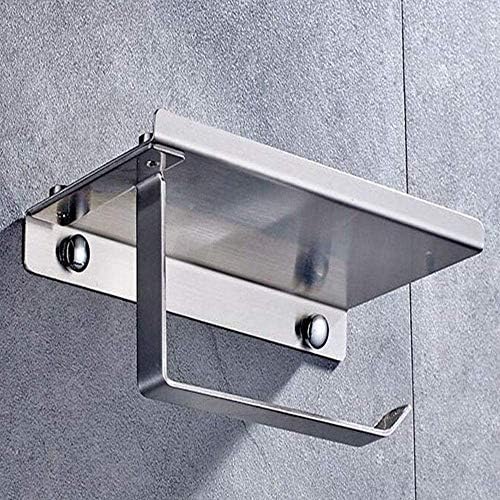 SXNBH Držač za toaletni papir - Držač za toalet od nehrđajućeg čelika sa zidom polica montiran za kupaonicu