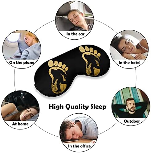 FunnyStar BigFot mekani maski za spavanje za spavanje za spavanje povez sa savršenim blokovima sa podesivim remenom