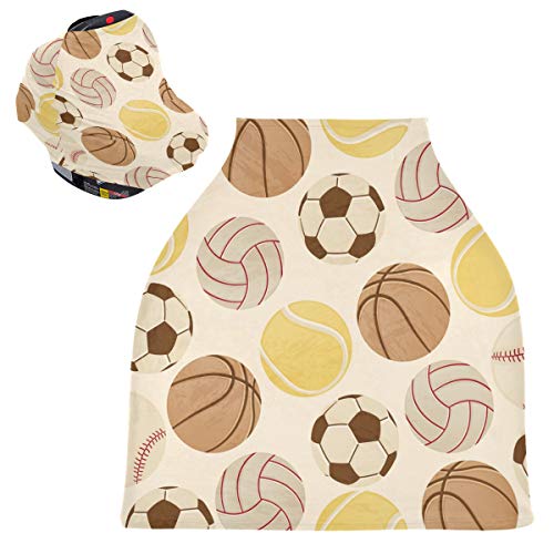 Sportske kuglice za bebe navlake za sjedenje - kolica za stalcu za stalcu i prekrivače za dojenje, višemjerni karteat nadstrešnicu za dječaka