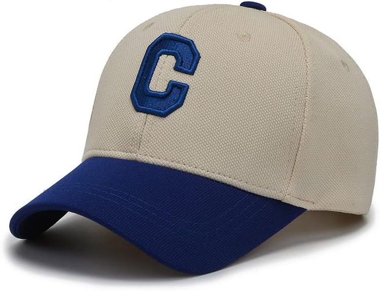 Bejzbol kapa Vintage slovo C Podesivi isječak za univerzalni fit bejzbol šešir