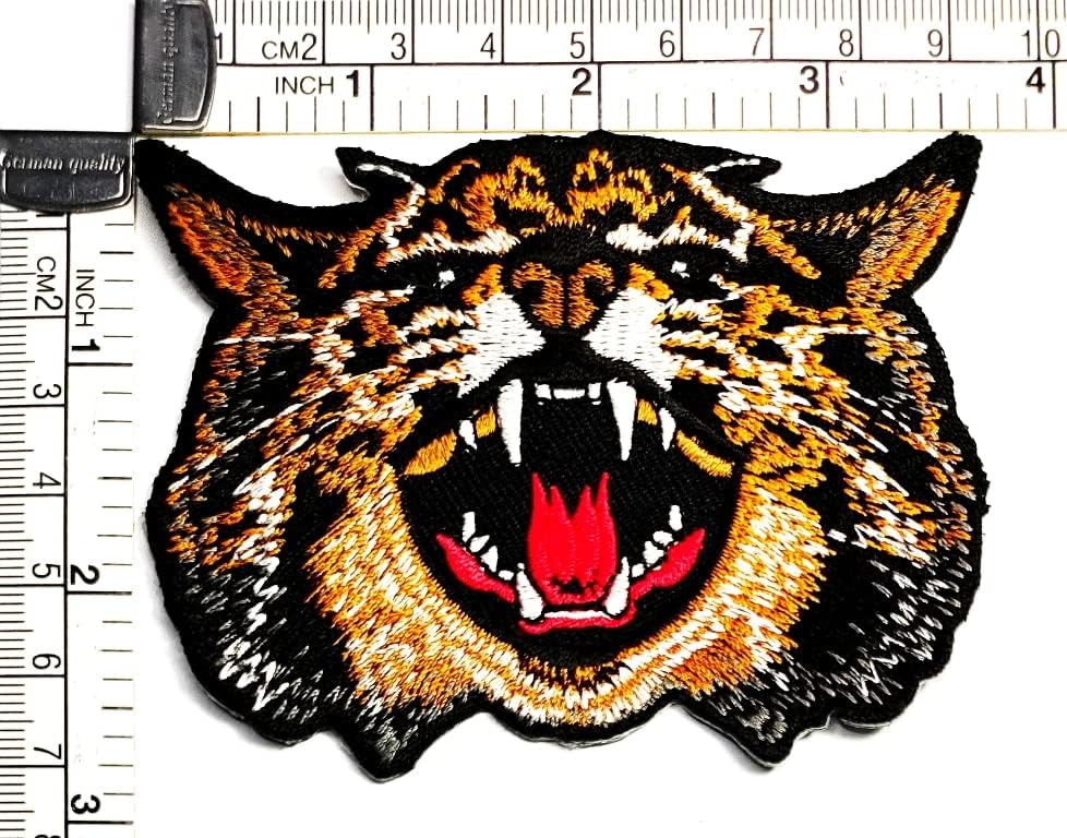 Kleenplus 2kom. Smile Tiger Sew Iron on vezene zakrpe crtani film mačka Tigar naljepnica Craft projekti dodatak šivanje DIY amblem Odjeća kostim aplikacije značka