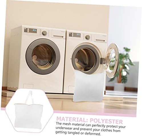 Mobestech 3pcs Home Wash delikatna torba za donje rublje čarape bijele i višenamjenske igračke Premium grudnjak Wash džemper Organizirajte