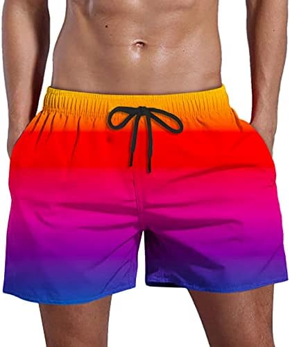 Muške ploče kratke hlače Gradijent ispisani prskati trupovi za muškarce Brze suhe kratke hlače SRAWString kupaći kostimi plaže s dva džepa