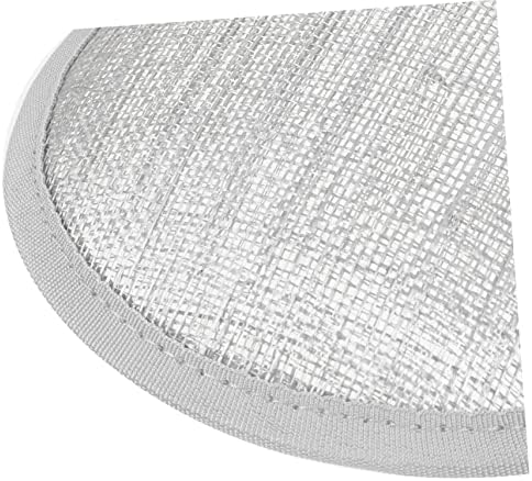 Yardenfun 2kom okrugli laneni držač šešira dodatna oprema za kosu siva lanena baza